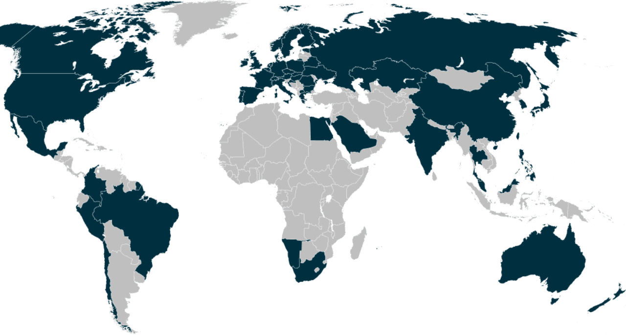 world map